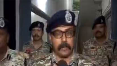 Inspector General (IG) of Bastar Range in Chhattisgarh, P Sundarraj (Photo/ANI)