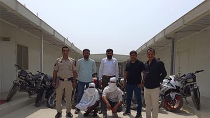 10 premium motorcycles worth Rs 13 lakh recovered by Delhi Police (Photo/ANI)