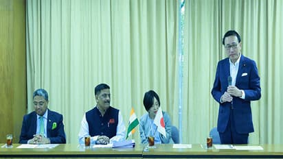 All-Party Delegation meets Acting Chairperson of the Research Committee on Counter-terrorism of the Liberal Democratic Party (LDP) Yasuhiro Hanashi (Image Credit: X/@IndianEmbTokyo)