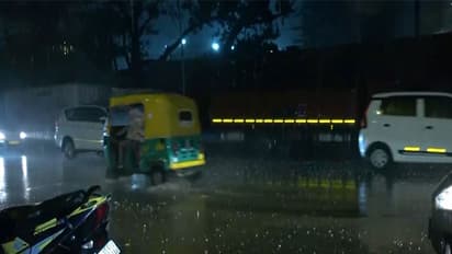 Delhi and adjoining areas witnessed heavy rain and gusty winds on Wednesday (Photo/ANI)