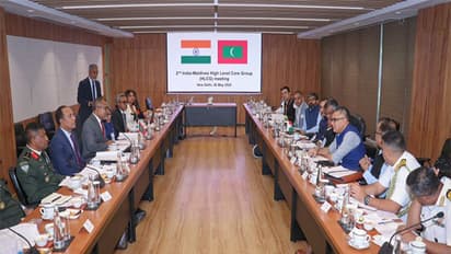 India, Maldives hold High Level Core Group meeting. (Image Credit: X/@MEAIndia)