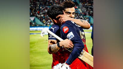 Jitesh Sharma and Virat Kohli (Photo: @RCBTweets/X) 