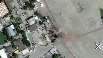 Satellite image shows damage to Nur Khan air base in Islamabad (Image/Reuters via Maxar)