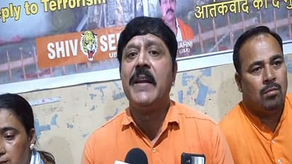 Shiv Sena (UBT) J&amp;K President Manish Sahani (Photo/ANI)