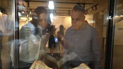 World’s oldest complete bible goes on display in Tel Aviv (Photo/TPS)