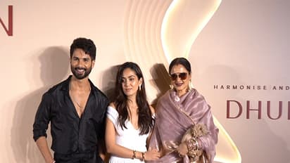 Shahid Kapoor, Mira Rajput, Rekha (Photo/ANI)