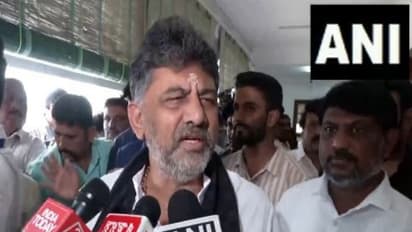 Karnataka Deputy Chief Minister DK Shivakumar (Photo/ANI)