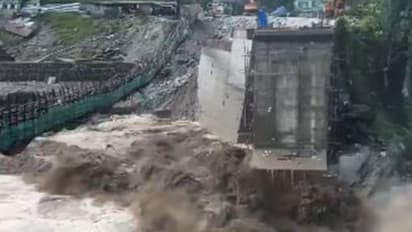 Incessant rains and a cloudburst affected northern Sikkim massively (Photo/ @BROindia)