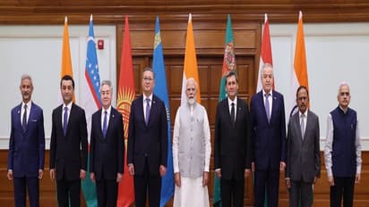 Prime Minister Narendra Modi meets Central Asian Foreign Ministers in New Delhi, stressing regional cooperation and counterterrorism. (Photo: X/ @narendramodi)