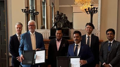 India’s Garden Reach Shipbuilders and Engineers Limited (GRSE) signs MoU with Denmark’s SunStone (Image: X/@OfficialGRSE)