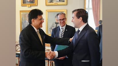 Swedish Minister for International Development Cooperation and Foreign Trade Benjamin Dousa (Photo/X/@PiyushGoyal)