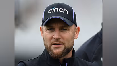 Brendon McCullum. (Photo: @englandcricket X)