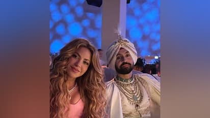 Shakira, Diljit Dosanjh (Photo/Instagram/@teamdiljitglobal)