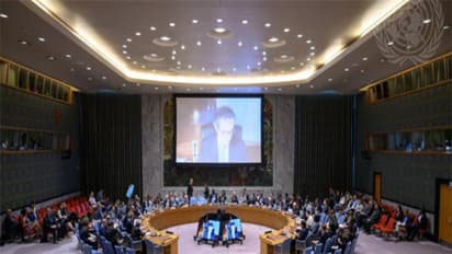 IAEA Director General Rafael Mariano Grossi briefs the Security Council. (Photo/ UN)