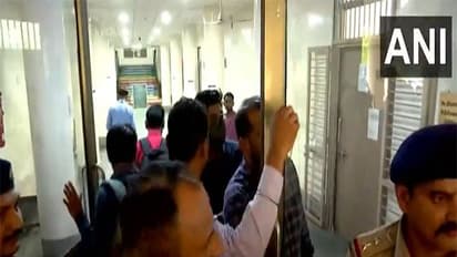 Families of Ahmedabad plane crash arrive at BJ Medical College to DNA samples (Photo/ANI)