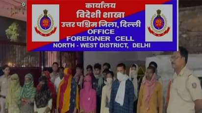 Delhi Police apprehended 36 Bangladeshi nationals residing illegally in Wazirpur JJ Colony (Photo/Delhi Police)