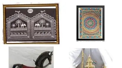 PM Modi gifts brass dokra horse, madhubani painting, warli painting cane and bamboo boat with a swan figurine to leaders of Brazil, Mexico, South Africa, South Korea