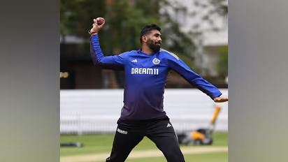 Jasprit Bumrah during practice (Photo- ICC)
