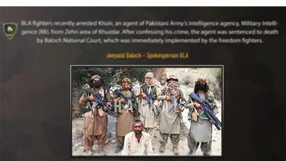 BLA fighters (Image Source: Baloch Media Wing Hakkal)
