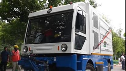 Karnataka Dy CM DK Shivakumar announces launch of CityCat cleaning vehicle for Bengaluru (Photo/X@DKShivakumar)
