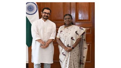 Aamir Khan, President Droupadi Murmu (Image source: X/ @rashtrapatibhvn)