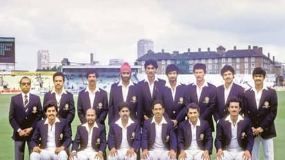 India's 1983 World Cup winning team (Photo: @sachin_rt/X)