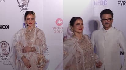Rekha, Anil Kapoor (Image source/ANI) 