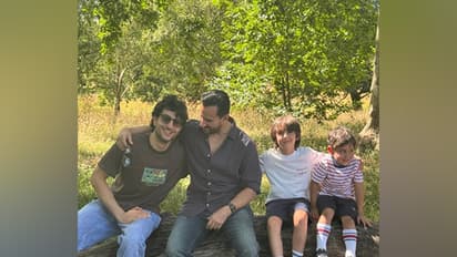 Ibrahim Ali Khan, Saif Ali Khan, Taimur, Jeh (Photo/Instagram/@iak)