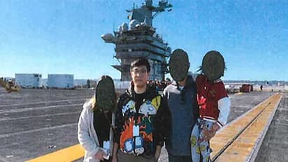 Chinese national Yuance Chen, second from left, is accused of acting as an agent of the Chinese government (Image: X@FBIDirectorKash)