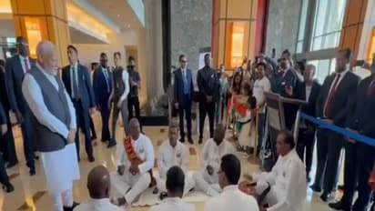 PM Modi greeted with ‘Bhojpuri Chautaal’ in Trinidad and Tobago (Photo/X@narendramodi_in)