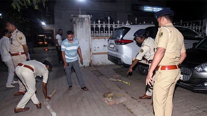 Bihar Police at the crime scene (Photo/ANI)