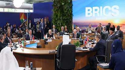 Prime Minister Narendra Modi addressing the 17th BRICS Summit. (Photo/X@NarendraModi)