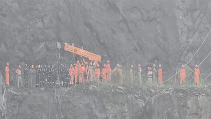 Rescue operations at the rockfall site in Pathanamthitta  (Photo/ANI)
