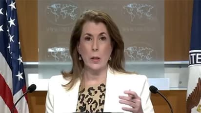  US State Department Spokesperson Tammy Bruce. (Photo/US State DepartmentYouTube)