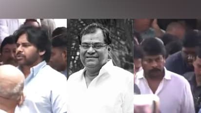 Chiranjeevi, Pawan Kalyan (Photo/ANI)