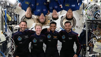 Shubhanshu Shukla and the crew of Ax-4 (Photo/Axiom 4)