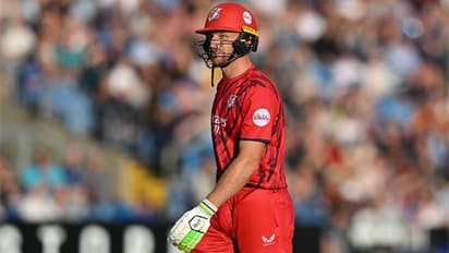 Jos Buttler in Lancashire colours. (Photo: @lancscricket X)