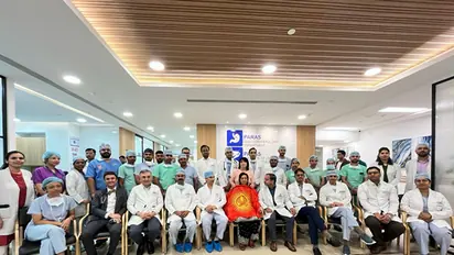 Gurugram hospital performs world’s first living donor liver transplant with double heart valve surgery (Photo/ANI)