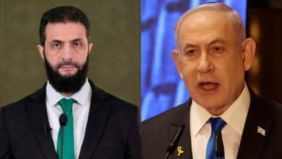 Syrian President Ahmed al-Sharaa (left) and Israeli Prime Minister Benjamin Netanyahu (right) (Source: Reuters)