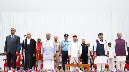 Justice Vibhu Bakhru takes oath as Karnataka HC chief justice (Photo: Raj Bhavan)