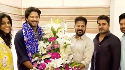 Dulquer Salmaan meets  Revanth Reddy (Photo/instagram/@