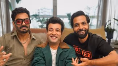 Varun Sharma, Aparshakti Khurana, Abhishek Banerjee (Photo/Instagram@fukravarun)