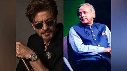 Shah Rukh Khan, Shashi Tharoor (Photo/Instagram@iamsrk@shashitharoor)