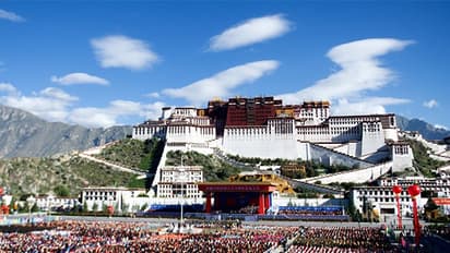 50th anniversary of the so-called TAR in Lhasa, 2015 (Photo/Xinhua)