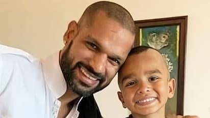 Shikhar Dhawan and his son Zoraver (Photo: Instagram/shikhardofficial )
