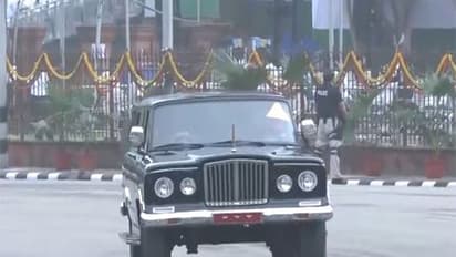 Jeep Wagoneer leading the General Officer Commanding (GOC) of the Delhi Area to the Red Fort (Photo/ANI)