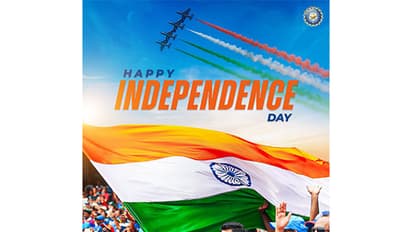 BCCI also extended Independence wishes to the fans. (Photo: @BCCI X)