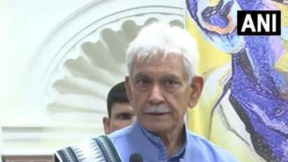 Jammu and Kashmir LG Manoj Sinha (File Photo/ANI)