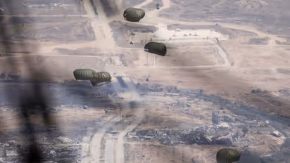 Airdrop being conducted in Gaza (File Image/Reuters)