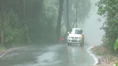 Rain visuals from Dharmasthala area (Photo/ANI)